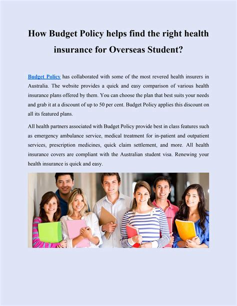 health insurance for abroad students.